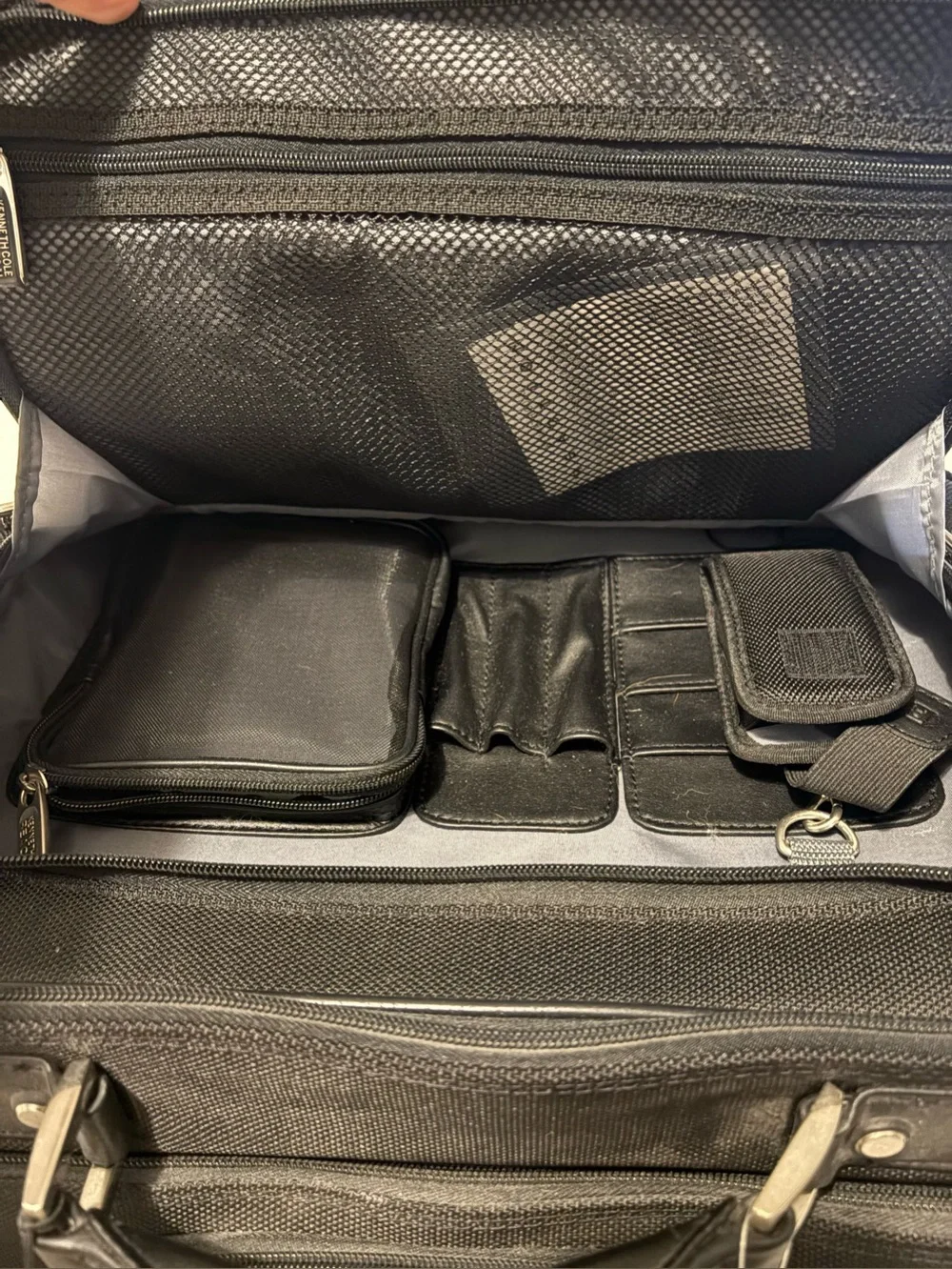 NEW Kenneth Cole Reaction Rolling Laptop Briefcase Business Travel Bag